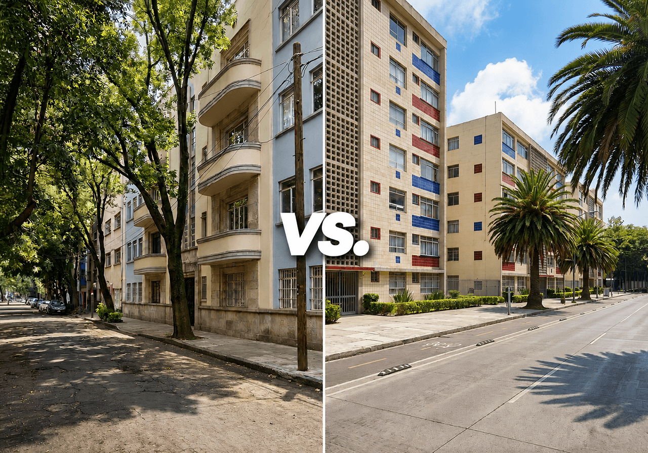 Narvarte vs. Del Valle: ¿cuál es mejor para vivir?
